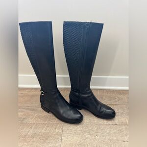 Cole Haan Womens Isabell Black Leather Fashion Boots | Size 8.5